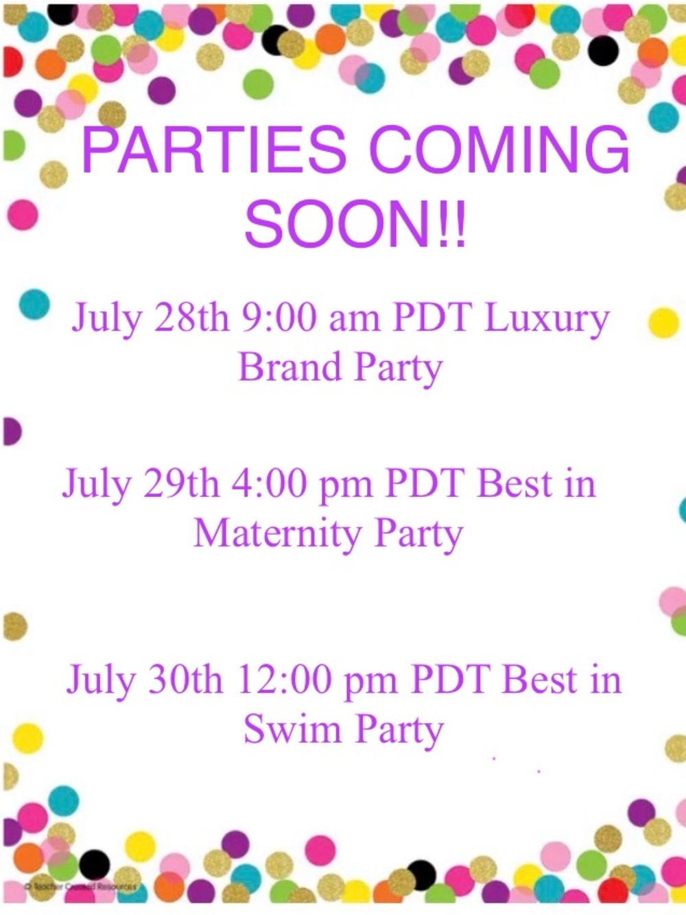 Co-hosting Parties Soon